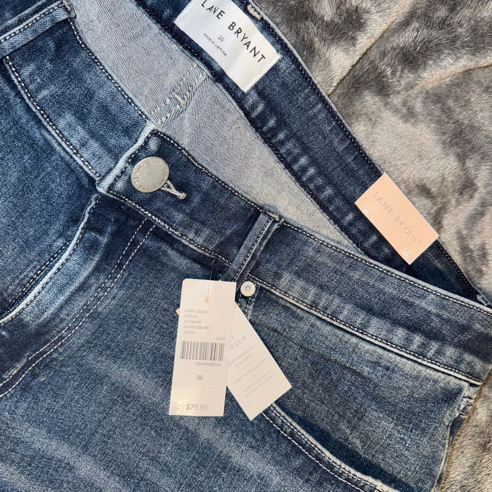 Lane Bryant Dark Blue Skinny Jeans